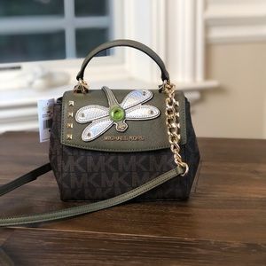 NWT Michael Kors dragonfly Karla small crossbody